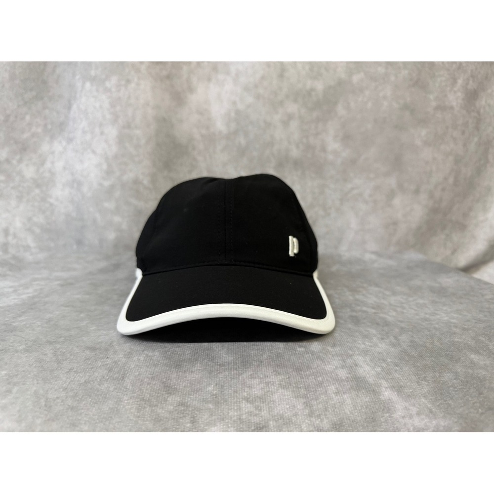 New w/ Tags Prince Women's Ponytail Tennis Hat Black White Adjustable One Size